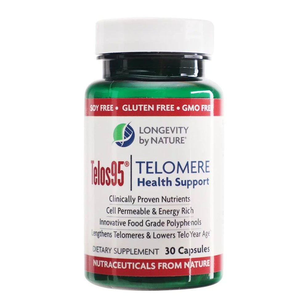 Longevity by Nature Telos95 Telomere Health Support Capsules, 30 Ea
